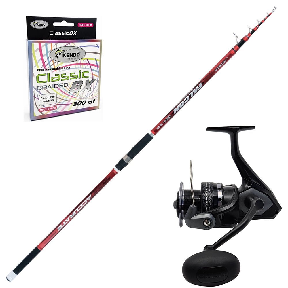 Okuma Wave Power 6000 - Remixon Falcon 420cm Surf Olta Seti