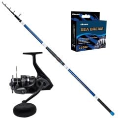 Okuma Wave Power 8000 - Ryuji Surf Master 420cm 100-250gr Surf Olta Seti