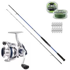 Daiwa Samurai 270cm 14-42gr - Okuma Aria 3000 Spin Olta Seti