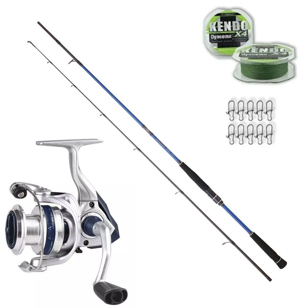 Daiwa Samurai 270cm 14-42gr - Okuma Aria 4000 Spin Olta Seti