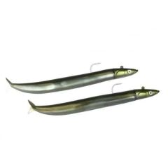 Crazy Sandeel CSE150/CSE802 2x Combo Off Shore 20gr Kaki 15cm Silikon Yem