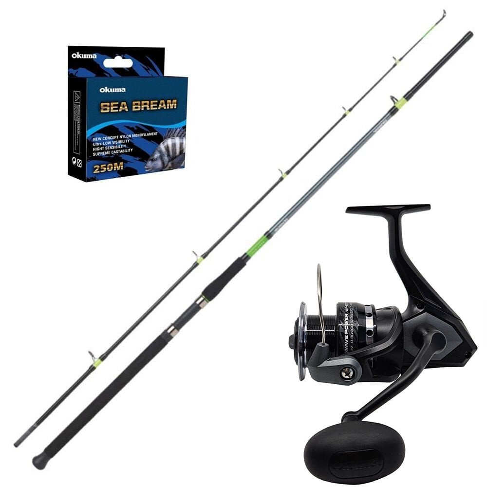 Okuma Wave Power 8000 - Daiwa Sensör 180cm Tekne Olta Seti