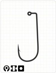 2101 AB JIG #6 BLACK NIKEL 8P