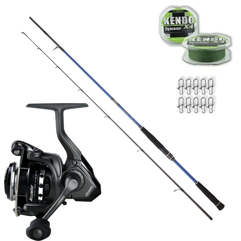 Daiwa Samurai 270cm 10-35gr - Okuma Acuador 3000 Spin Olta Seti