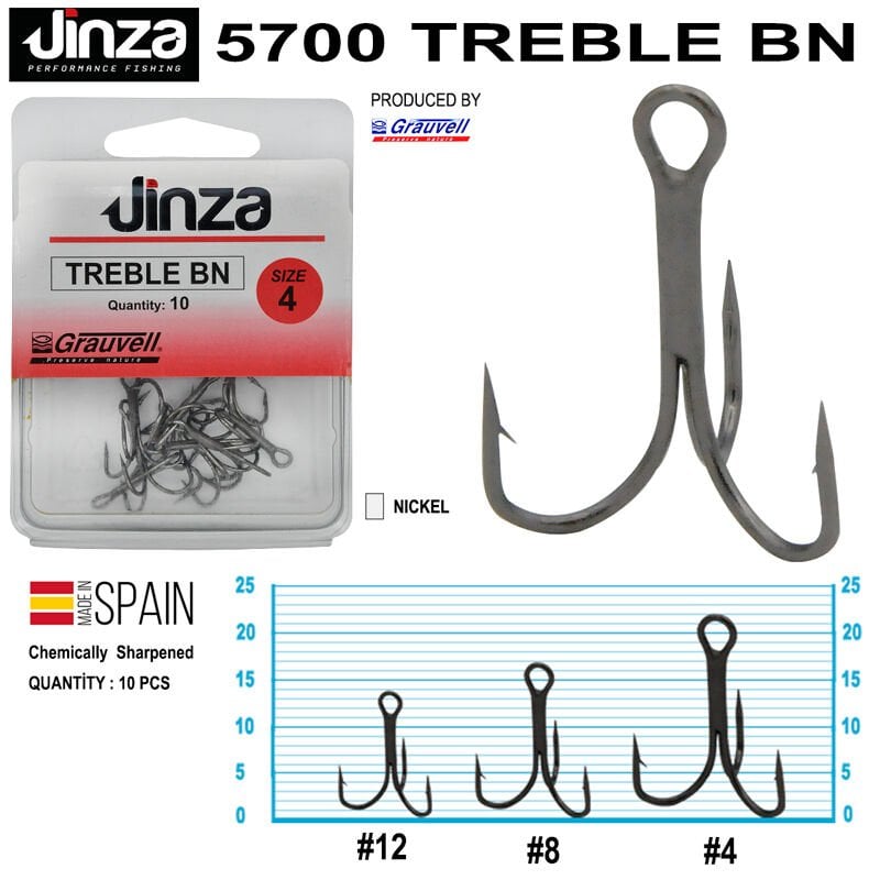 Jinza 5700 Treble BN Çarpma İğne 10 Adet