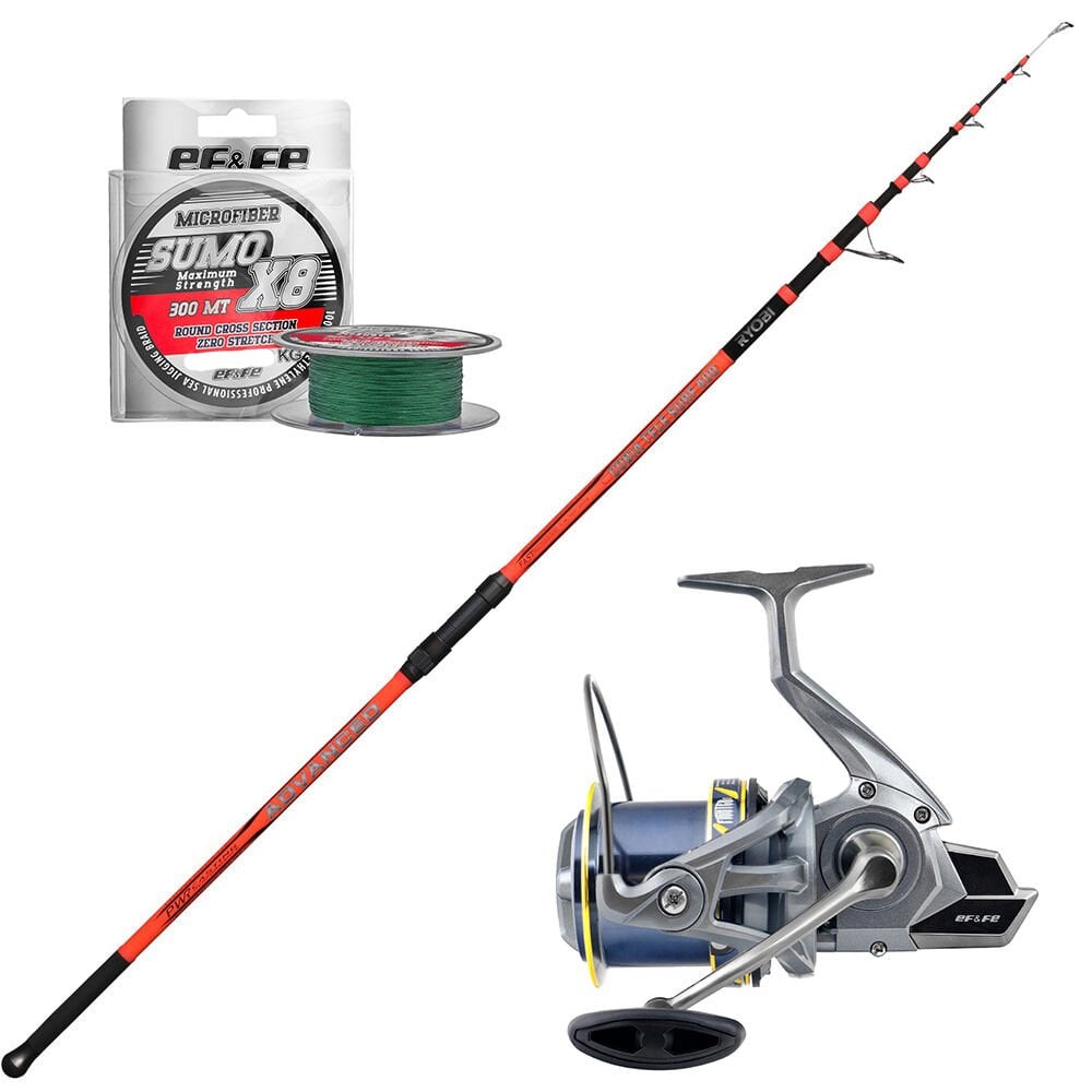 Effe Fighter 9000 - Ryobi Cobia 425cm 100-300gr Surf Olta Seti