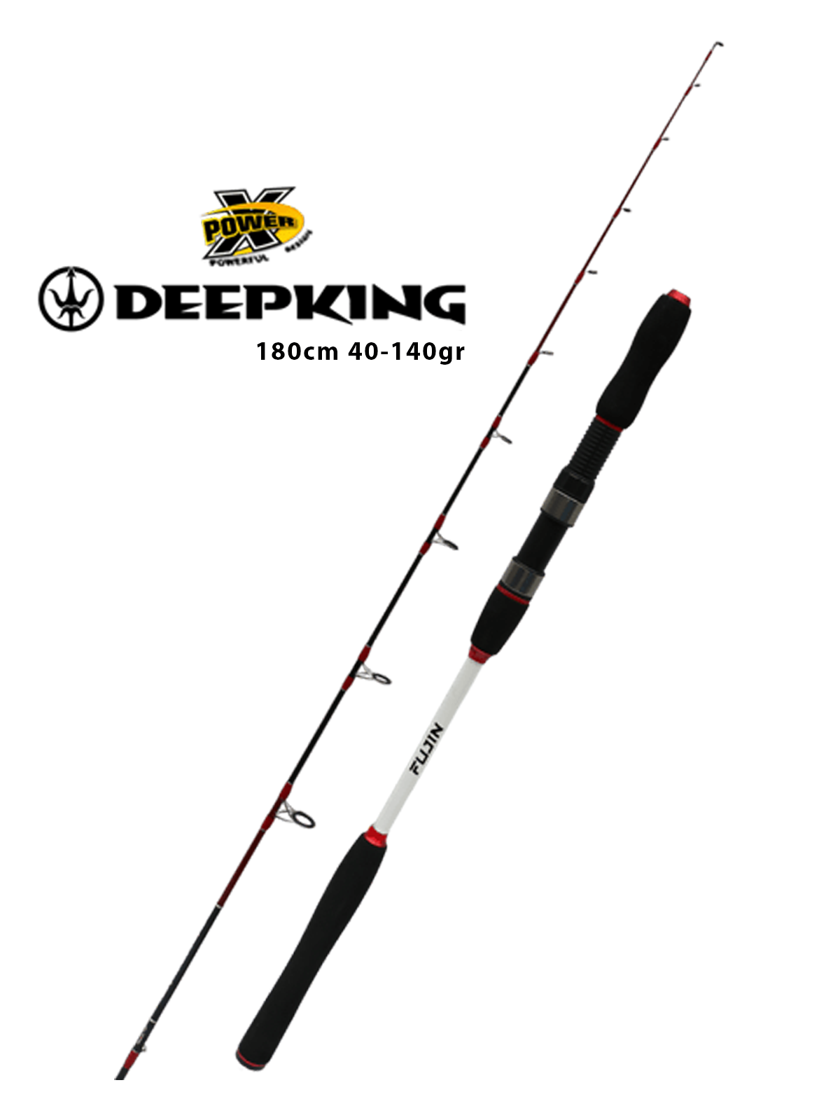 Fujin DeepKing 180cm 40-140gr Tekne/Bot Kamışı