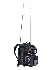 Fujin ProAji Back Pack Black Camo Balıkçı Sırt Çantası