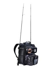 Fujin ProAji Back Pack Black Camo Balıkçı Sırt Çantası