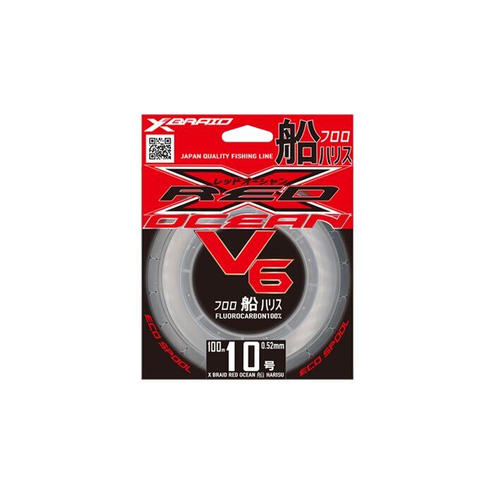 YGK X059 RED OCEAN V6 FC 100M 0.31-6.4KG