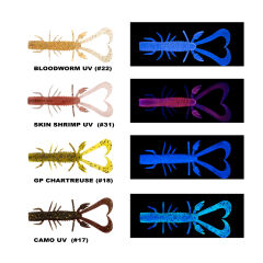 DAIWA BAIT JUNKIE 7.62CM RISKY CRITTER, (6 ADET)