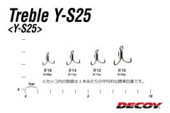DECOY Y-S25 Light Game Treble Üçlü Kanca