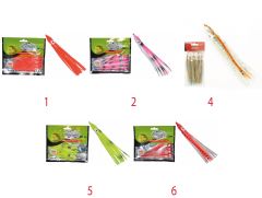 Mutant 3579 Octopus Pride 12cm Ahtapot Sübye 5'li Paket Suni Yem