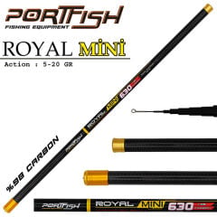 Portfish Mini Royal Carbon Göl Kamışı 5-20 gr