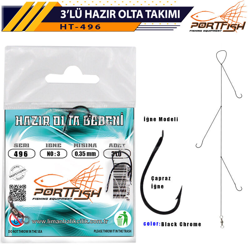 Liman 496 Üçlü Hazır Yemli Hırsız Takım 100 Adetli