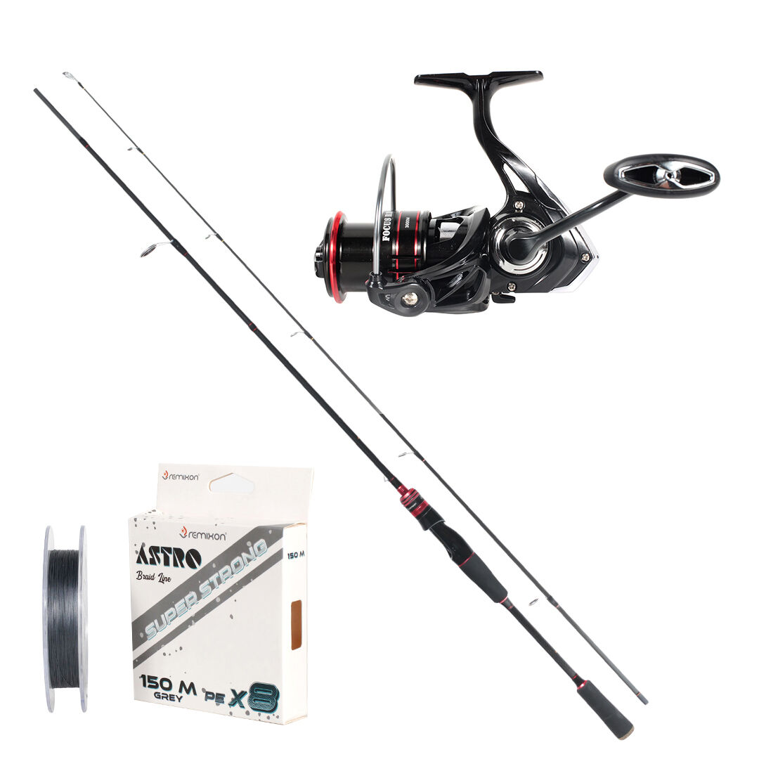REMIXON FOCUS RD 2.70M 5-35GR 2P KAMIŞ+RD4000M 5+1BB MAKARA, SET