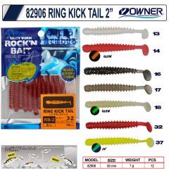 Cultiva 82906 Ring Kick Tail Lrf Silikonu 5 cm
