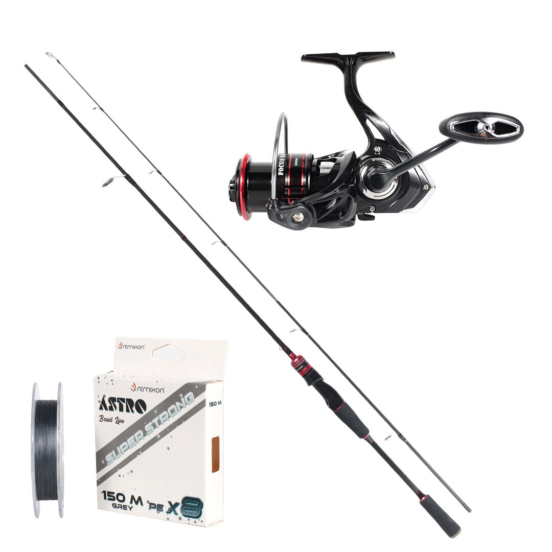 REMIXON FOCUS RD 2.10M 5-35GR 2P KAMIŞ+RD3000M 5+1BB MAKARA, SET
