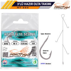 Liman 505 Üçlü Hazır Yemli Hırsız Takım 100 Adetli