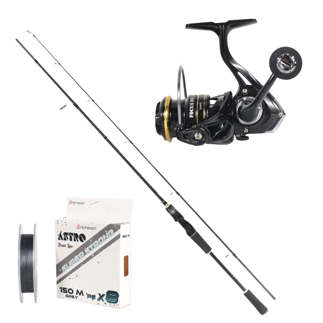 REMIXON FOCUS BG 2.30M 3-25GR 2P KAMIŞ+BG2000S 5+1BB MAKARA, SET