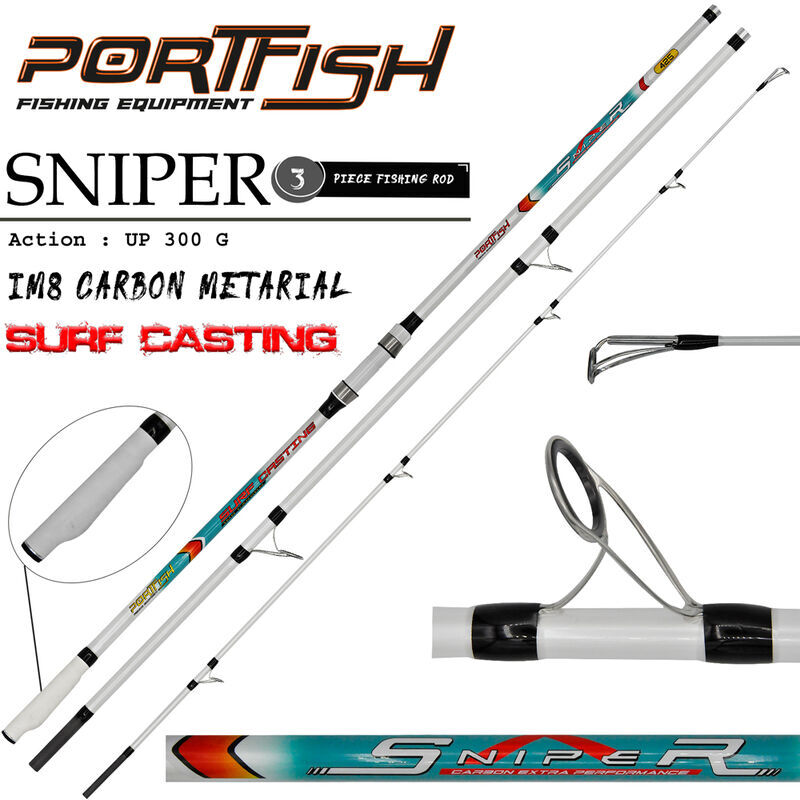 Portfish Sniper 425 cm 3 Parça Surf Kamış 300 gr