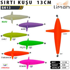 Liman Sırtı Kuşu 13 cm 10 Adetli