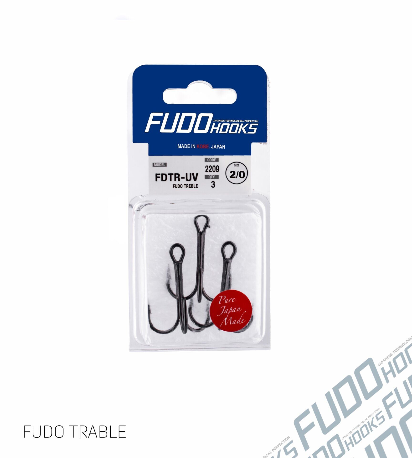 2209 FUDO TREBLE #2/0 UV 3P