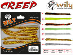 Wily Creep Silikon Yem 9.5 cm 0.8 gr