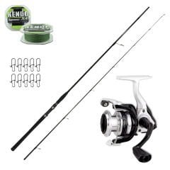 Okuma Aria 20 - Fujin Sniper 240cm 10-30gr Spin Olta Seti