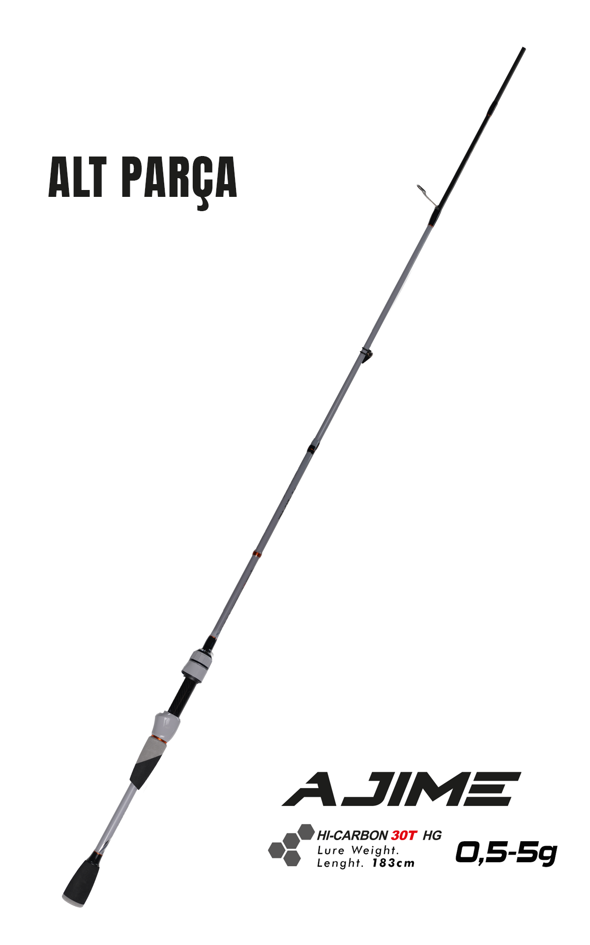 Fujin Ajime 183cm 05-5gr LRF Kamışı #2 Alt Parça