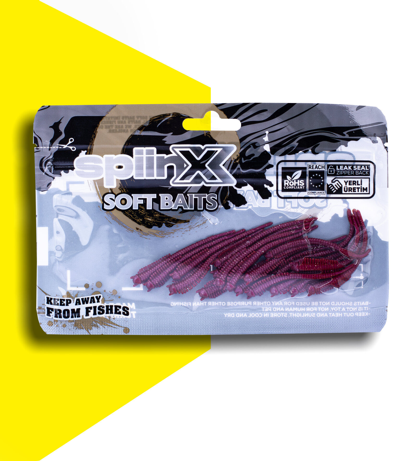 SPIINX SANDWORM SİLİKON 6CM 18P BUKALEMUN PELLET