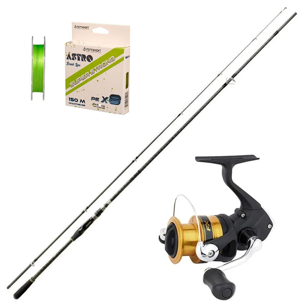 Shimano Fx 4000 - Fujin New Crow 270cm 5-30gr Spin Olta Seti
