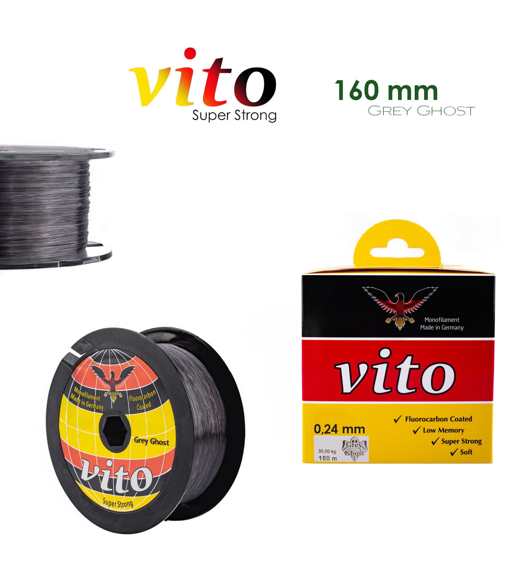 VİTO 0,24 160M MİSİNA GRİ