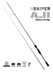 Fujin Sniper 205cm 03-5gr Aji LRF Kamışı