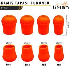 Liman Kamış Tapası Turuncu - 10 Adetli