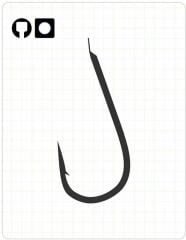 3701 MARUKAIZU ( SHORT ) #2/0 BLACK NIKEL 10P