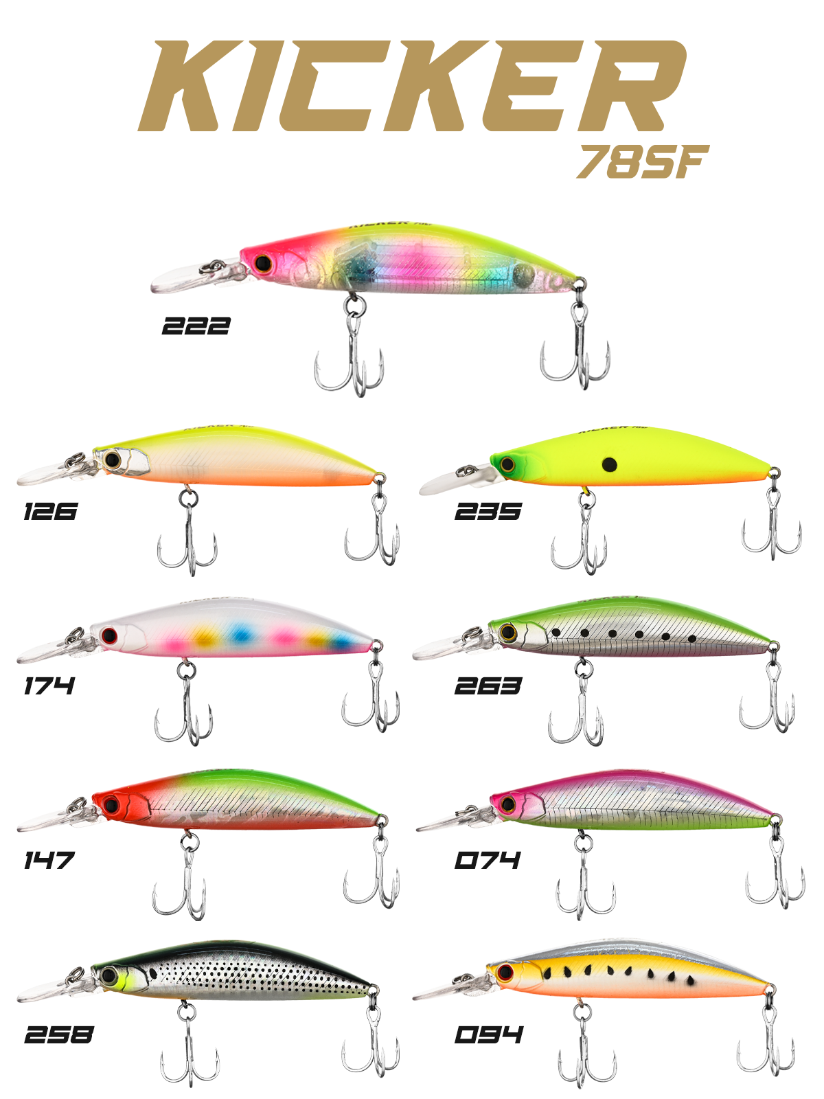 Fujin Kicker SF 78mm 10.6gr Maket Balık