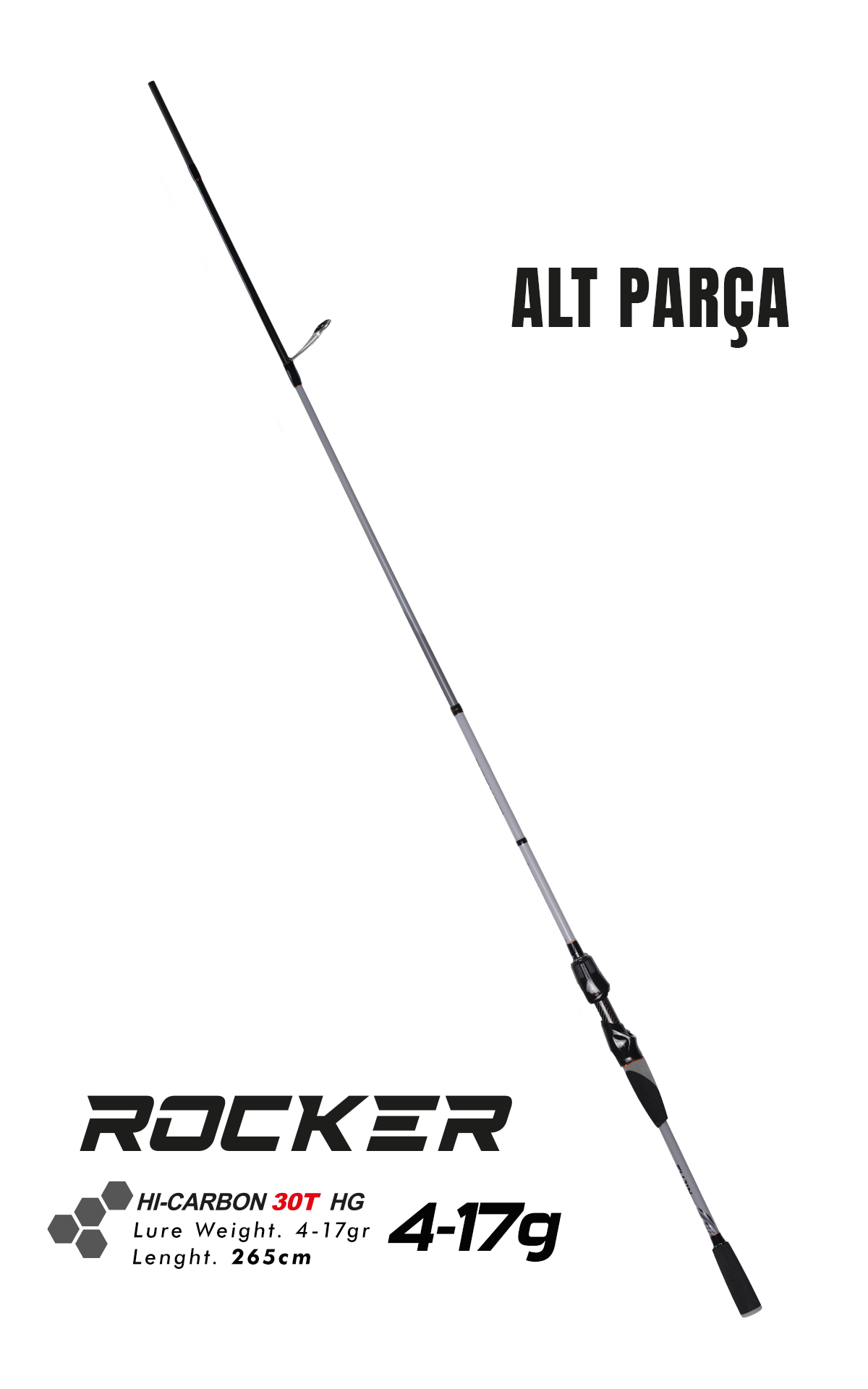 Fujin Rocker 265cm 4-17gr LRF Kamışı #2 Alt Parça