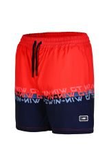 Fujin Pro Angler Short Mayo Scarlet Dark Navy