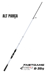 Fujin FastGame 265cm 8-35 gr #2 Alt Parça