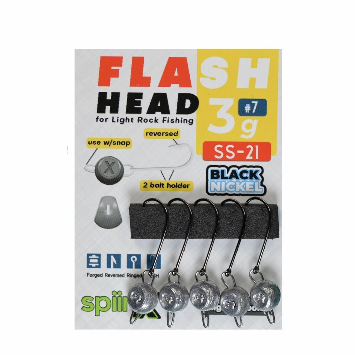 SPIINX FLASH HEAD JIGHEAD HAM 4G #7 5P
