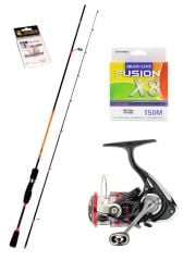 Daiwa Ninja 1000 - Fujin Salty Rugger Aji 230cm 0,8-10gr LRF Olta Seti