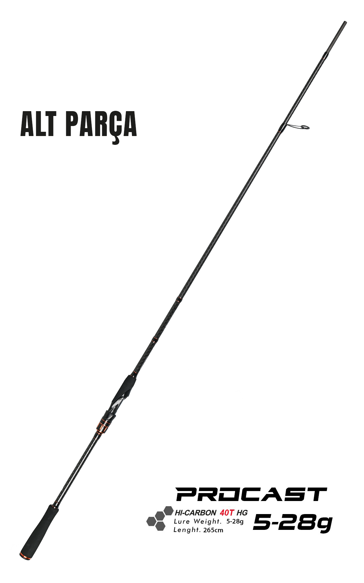 Fujin ProCast 265cm 5-28 gr #2 Alt Parça