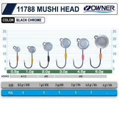 Cultiva 11788 Mushi Jig Head