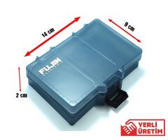 Fujin Tackle Box 15RDEA 14cm Evalı Jig Head Kutusu Gri