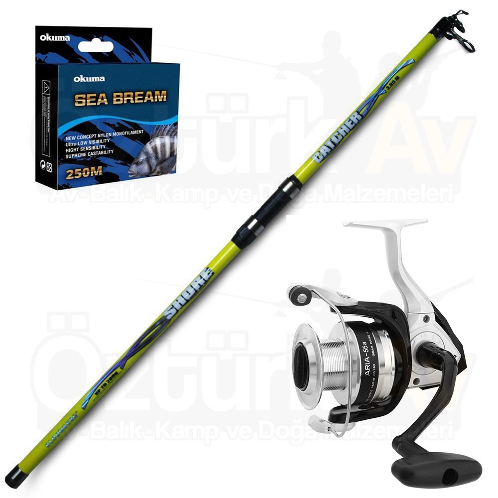 Okuma Aria 65 - Shore Catcher 390cm Surf Olta Seti
