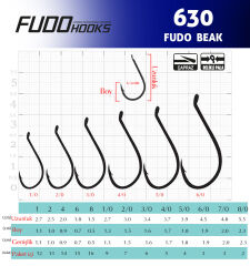 6304 FUDO BEAK #6/0 KIRMIZI 3P