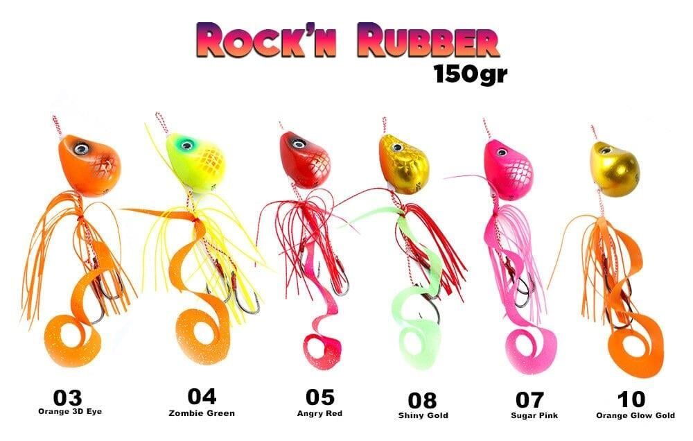 Fujin Rock'n Rubber 150gr Tai Rubber Set
