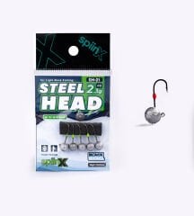 SPIINX STEEL HEAD JIGHEAD HAM 2.3G #8 5P