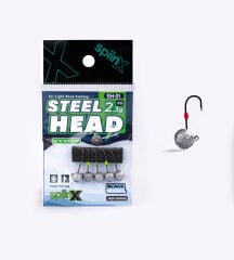 SPIINX STEEL HEAD JIGHEAD HAM 2.3G #8 5P